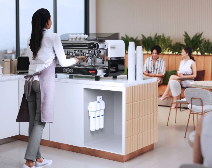 Waterfilter voor volautomatische espressomachines